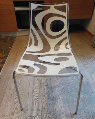4 sedie modello Wave della Scab design