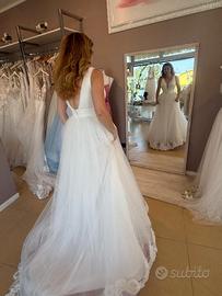 Abito da sposa Sartoriale taglia 42/IT in Tulle