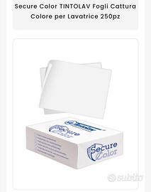 Foglietti cattura colore per lavatrice