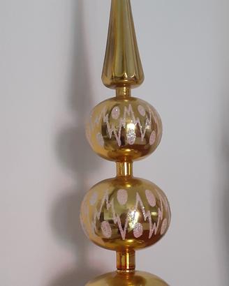 Puntale albero Natale vintage 