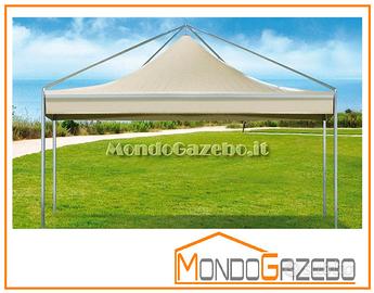 Gazebo 4x4 Moon montanti esterni acciaio fisso NEW