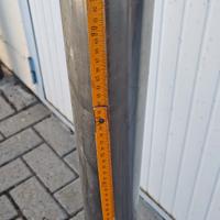 Tubo per canna fumaria in acciaio 1mx10cm