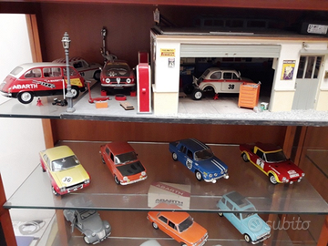 Officina attrezzata diorama 1/18