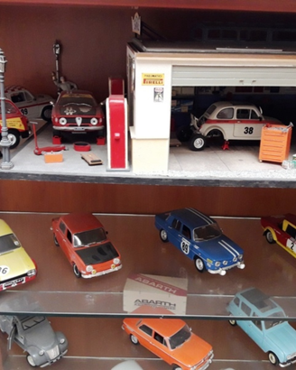 Officina attrezzata diorama 1/18
