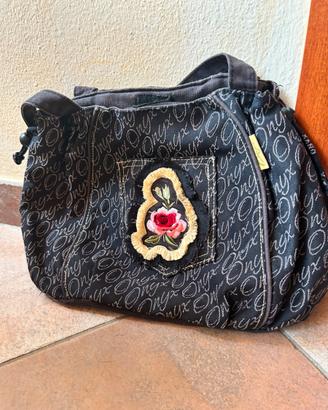 Borsa Onyx Originale Vintage Anni 90 Y2K Nera
