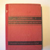 Libro profumeria e cosmetica in tedesco del 1949
