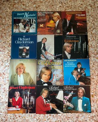 Lotto 12 Vinili LP - Richard Calyderman (70/80)
