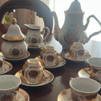 Servizio caffè vintage set di tazzine