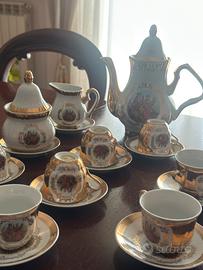 Servizio caffè vintage set di tazzine