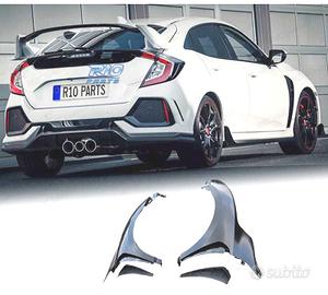 KIT 2 PARAFANGHI HONDA CIVIC TYPE R 16-20 IN METAL
