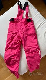 Salopette sci bambina 8 anni