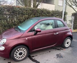 Fiat 500 bordeaux