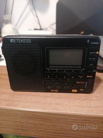 Mini radio portatile Fm/Am/SW MP3 REC PLAYER