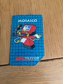 Scheda Telefonica Telecom Italia Mosaico