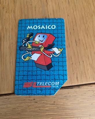 Scheda Telefonica Telecom Italia Mosaico