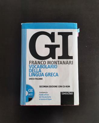 Dizionario GI greco   Vocabolario Montanari
