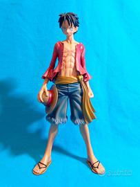 Monkey D. Luffy One Piece Figure rufy rubber 26cm