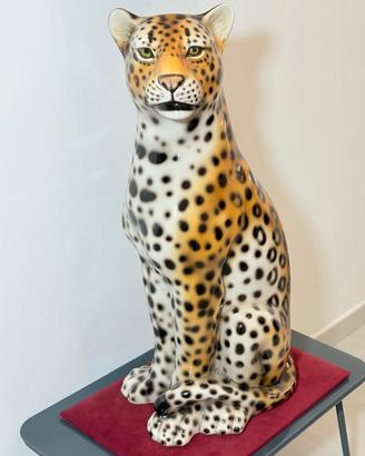 statua Giaguaro 91 cm artigianato italiano