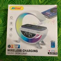 Lampada - Ricarica Wireless - Audio Bluetooth
