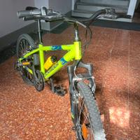 Bici MTV Rockrider 20” giallo fluo