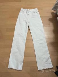 JEANS BIANCO  RAGAZZA