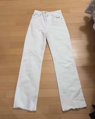 JEANS BIANCO  RAGAZZA