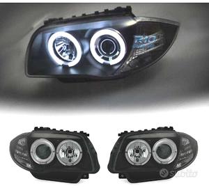 FARI BMW E81 E87 E82 E88 ANGEL EYES SFONDO NERO