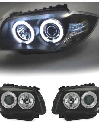 FARI BMW E81 E87 E82 E88 ANGEL EYES SFONDO NERO