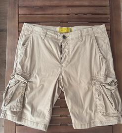 Pantaloncini cargo beige regular fit