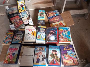 videocassette cartoni animati anni 80/90