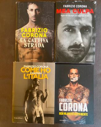 Lotto libri fabrizio corona