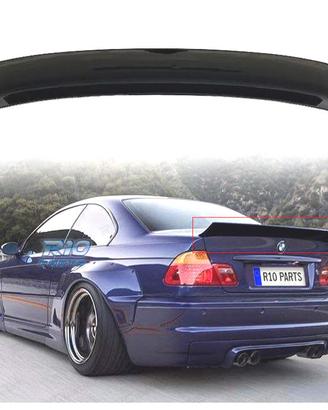 SPOILER BMW E46 COUPE 98-05 NERO LUCIDO DUCK TAIL