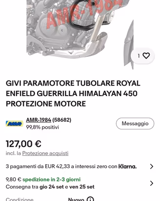 barre paratelaio e cavalletto laterale regolabile 