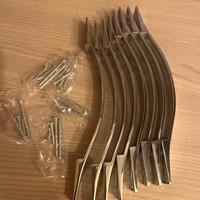 Maniglie pensili cucina cromate