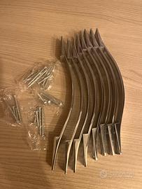 Maniglie pensili cucina cromate