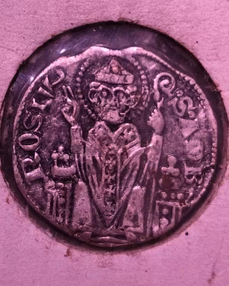 GROSSO MEDIEVALE IN ARGENTO 