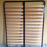 Rete con doghe in legno 160x200