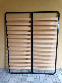 Rete con doghe in legno 160x200