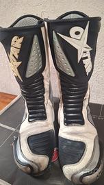 stivali da moto in pelle