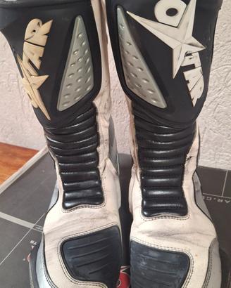stivali da moto in pelle