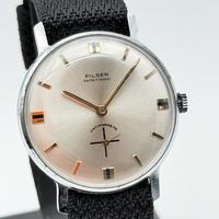 pilsen calatrava swiss made nos vintage watch 34mm