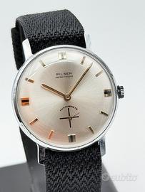 pilsen calatrava swiss made nos vintage watch 34mm