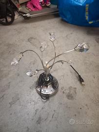 lampadario più lampade da comodino