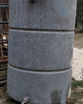 Serbatoio zincato 15 qli