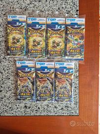 Pokemon 7 bustine astri lucenti sigillate