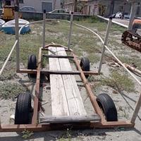 Carrello per varo lancia 4 mt