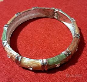 Bracciale vintage con mini swarovski, 3 colori