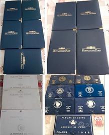 collezione monete francesi MONNAIE DE PARIS