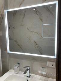 NUCCI TOP CONSOLLE+SPECCHIO LED+MOBILE 2 CASSETTI