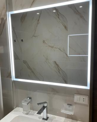 NUCCI TOP CONSOLLE+SPECCHIO LED+MOBILE 2 CASSETTI